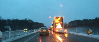 Trafikolycka  i morgonrusningennära brobygget