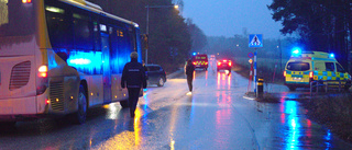 TRAFIKOLYCKA: Person påkörd av buss