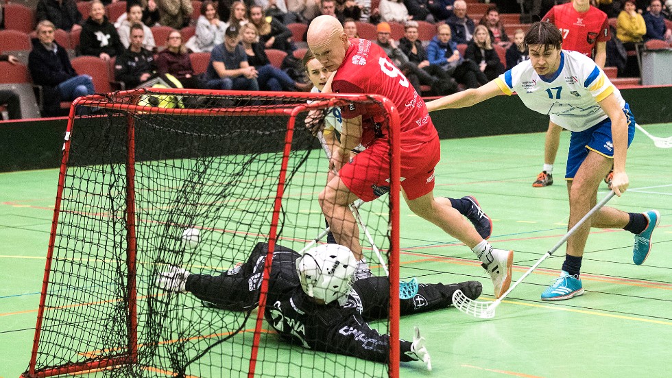 Wibax Piteås Oscar Forsgren är en viktig målskytt i Wibax Piteå.