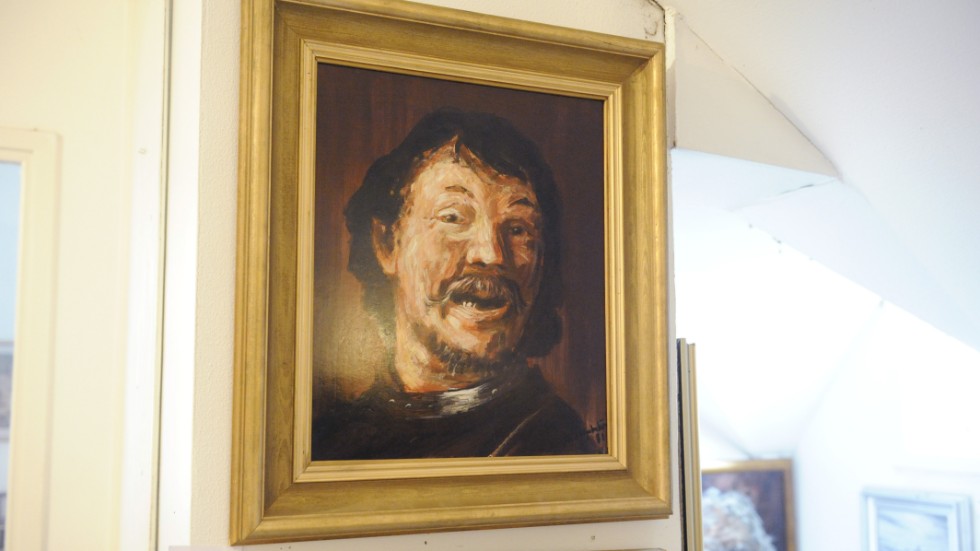 Tord Hjukström har arbetat med att försöka måla precis som Rembrandt.