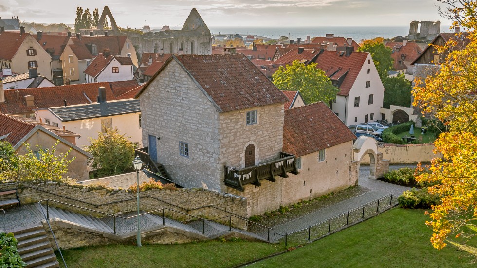 1200-talshuset är ett av de äldsta och bäst bevarade i Visby. 
